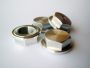 UberRC Enclosed Wheel Nuts x4- Silver Billet