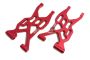 Atop RC Alloy Rear Suspension Arms - Red