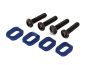 Traxxas X-Maxx Motor Mount Washers Aluminum Blue