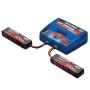 Traxxas EZ-Peak Dual 8 Amp ID Charger with Batteries