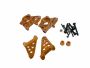 Alloy Front Hub Carrier Set Orange
