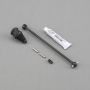 TLR Rear Center Driveshaft & CV Coupler, LtWt: 5B