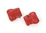 Traxxas Differential cover, front or rear (red) (2)