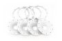 Enclosed beadlock set White (4pc)