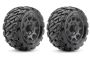 Jetko EX Tyre ST Rockform Black Wheel 2.8 Hex 12,14,17mm (2pcs)