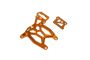 KM Alloy Rear Upper & Brake Plate - Orange