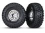 Traxxas TRX-4 Bronco Wheels & Tyres (1.9 chrome, Canyon Trail ) (2)