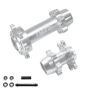 HDT CNC Alloy Front & Rear Wheel Axle Shaft Silver: Promoto-MX
