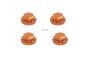 Alloy Enclosed Hub Nut 2 Orange (4Pcs)