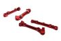 QL Racing Hinge Pin Brace Set Red