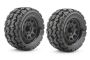 Jetko EX Tyre MT Tomahawk Black Wheel 2.8 Hex 12,14,17mm (2pcs)