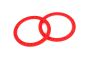 Rovan F5 Gen 2 high strength Beadlock - Red (pair)