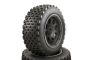 Buster Truck Wheels Black Buster Rims Rear Pair