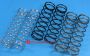 DDM HD Losi 5T Shock Springs - FRONT 14.5 lb rate - CHROME