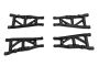 MadMax Suspension Arm Set for Traxxas 1:10 Front & Rear Black (4pcs)