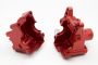 Atop RC Front Alloy Diff Case Red