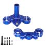 HDT CNC Alloy Triple Clamp Set Blue: Promoto-MX