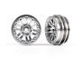 Traxxas Wheels, 1.0in (satin chrome) (2)