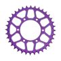 HDT CNC Alloy Rear Brake Rotor Disc Purple: Promoto-MX