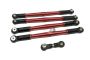 MadMax Arrma Alloy Turnbuckle Set - Red