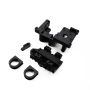 Losi Center Diff Mount Rear & Top with Bearing Inserts: 5IVE-TE