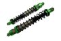 CNC 8mm Front Suspension Shock Pair - Green