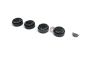 HDT CNC Beadlock Wheels for TRX4M 31X13mm Brass Ring, Alu. F&R Covers
