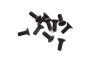M3x8 Flat head screw black