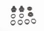 Baja Buggy Rear Plastic Hub Bearing Carrier set Black