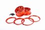 Rovan Alloy Truck Rims Red Pair