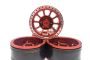 ATOP RC TRX4 1.9inch Wheels w/Metal Hub Red