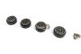 HDT Titanium CNC Beadlock Wheels for TRX4M 31x13mm Brass Ring, Alu. F&R