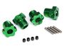 Traxxas Maxx/E-Revo Wheel hubs, splined, 17mm Green