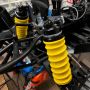 FullForce RC Yellow Shock Boots (4) – Fits Losi 5IVE‑TE 3.0