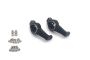 Atop Rc Traxxas TRX-4 Brass Portal Drive Caster Blocks - Black
