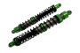 CNC 8mm Rear Suspension Shock Pair - Green