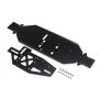 Losi Main Chassis with Brace Plate, 4mm, For DBXL 2.0