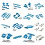 Hobby Details Alloy Upgrade Kit For TRX MINI MAXX BL-2s - Blue