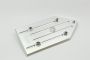 ATOP RC Alloy Rear Chassis Guard/Skid Plate Silver