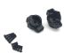 Atop RC Traxxas TRX4 Aluminium Caster Blocks (2) - Black