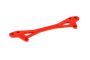 Baja Buggy 'Stock' Alloy Rear Shock Brace - Orange/Red (1pc)