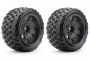 Jetko EX Tyre King Cobra Belted XMT Black Wheel TRX Xmaxx/ Kraton (2pcs)