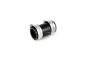 Black 25mm Bore Exhaust Hose Coupling with Jubilee Style Clips
