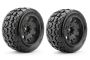 Jetko EX Tyre Tomahawk Belted XMT Black Wheel TRX Xmaxx/ Kraton (2pcs)