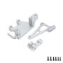 HDT CNC Alloy Servo Mount Base Silver: Promoto-MX