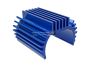 Traxxas Heat sink, Titan 87T motor (6061-T6 Aluminium, blue-anodised)