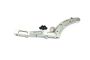 Atop Rc Rear Chassis Brace Left Arm For Losi DBXL 2.0 - Silver