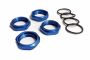 GTB Losi 5ive-T Spring Tension Nuts 4pk Blue