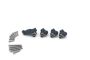 Atop RC Traxxas TRX-4 Brass Axle Mount Set (Complete) Black