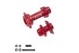 HDT CNC Alloy Front & Rear Wheel Axle Shaft Red: Promoto-MX